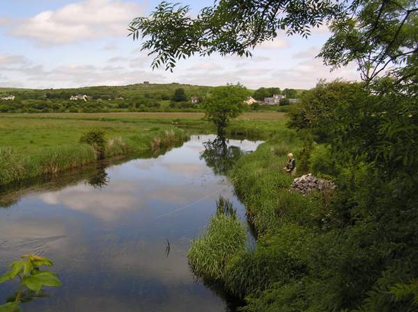 The River Fergus near Kilnaboy