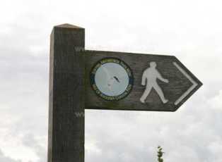 The Anglesey Coast Path sign